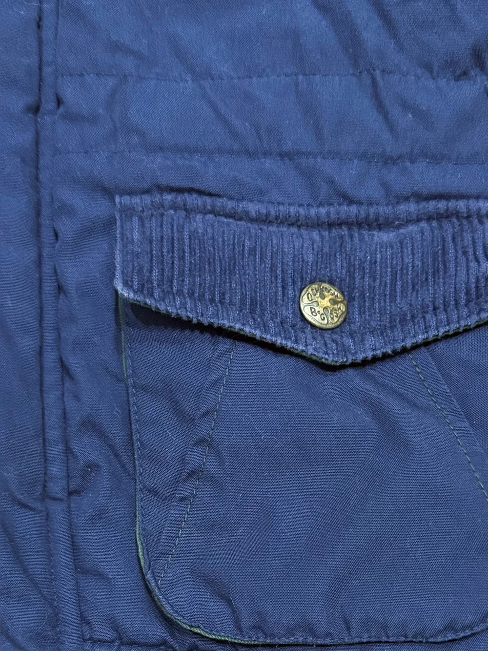 Vintage 90s Oshkosh B’Gosh Blue Winter Parka Coat Boys Size 2T Project Earth